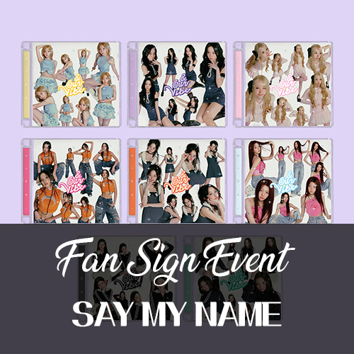 [26년1월10일 대면 팬사인회] SAY MY NAME (세이마이네임) - 3RD EP ALBUM [&Our Vibe] (HYPE VIBE Ver.)