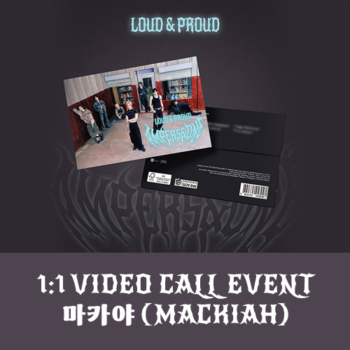 [마카야][12/26 영상통화] 앰퍼샌드원 (AMPERS&ONE) - 3rd Mini Album [LOUD & PROUD] (POSTCARD ver.)