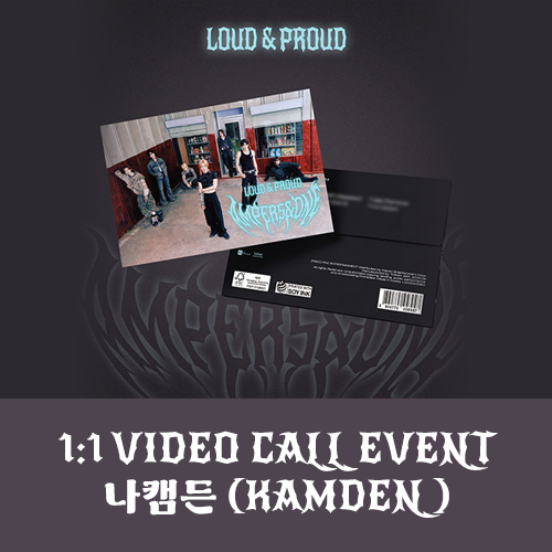 [나캠든][12/26 영상통화] 앰퍼샌드원 (AMPERS&ONE) - 3rd Mini Album [LOUD & PROUD] (POSTCARD ver.)