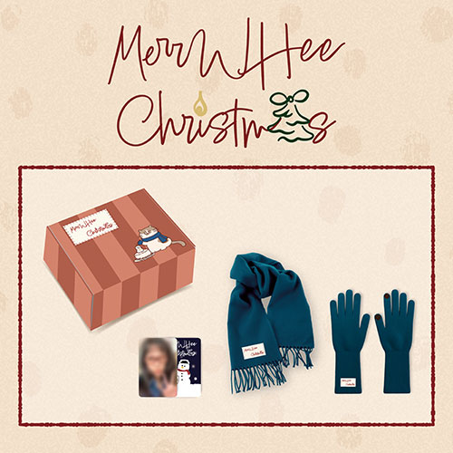 휘인 (Whee In) - CHRISTMAS CAFE 'MERRWHEE CHRISTMAS' MD / 장갑 & 머플러 세트 (GLOVES & MUFFLER SET)