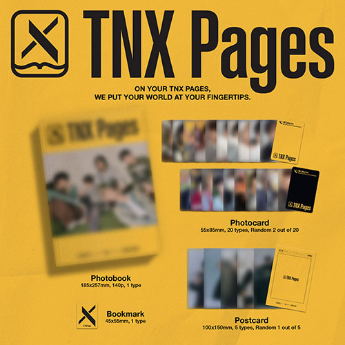 [1/22 대면 팬사인회] TNX - PHOTOBOOK [TNX Pages]