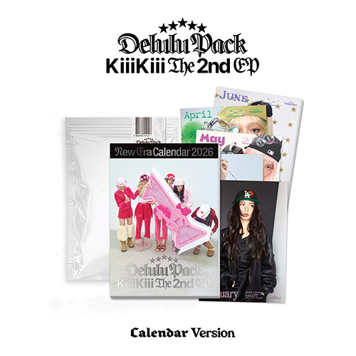 KiiiKiii (키키) - The 2nd EP [Delulu Pack] Calendar. Version
