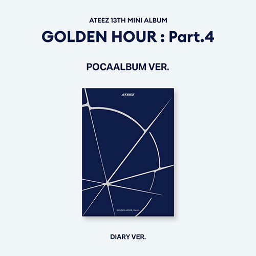 에이티즈 (ATEEZ) - GOLDEN HOUR : Part.4 (POCAALBUM VER.) (DIARY VER.)