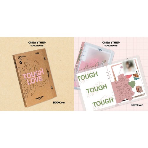 [3/20 영상통화] 온유 (ONEW) - 미니앨범5집 TOUGH LOVE (BOOK Ver./NOTE Ver.)
