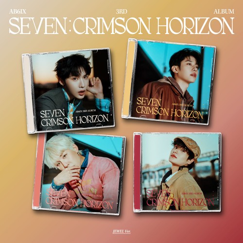 [세트/앨범4종] AB6IX (에이비식스) - 3RD ALBUM [SEVEN : CRIMSON HORIZON] (JEWEL VER.)
