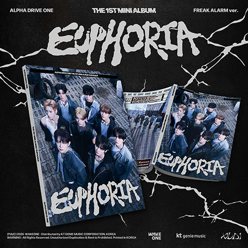 [4/6 대면 팬사인회] ALPHA DRIVE ONE - THE 1ST MINI ALBUM [EUPHORIA] (FREAK ALARM ver.)