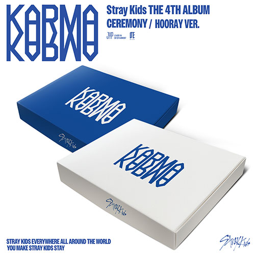 [세트/앨범2종] 스트레이 키즈 (Stray Kids) - 정규4집 [KARMA] (CEREMONY VER., HOORAY VER.)