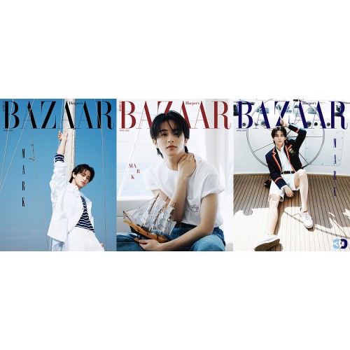 [세트/3종] HARPER'S BAZAAR 바자 26년 4월호 표지: 마크