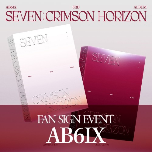 [4/25 대면 팬사인회] AB6IX (에이비식스) - 3RD ALBUM [SEVEN : CRIMSON HORIZON] (PHOTOBOOK VER.)