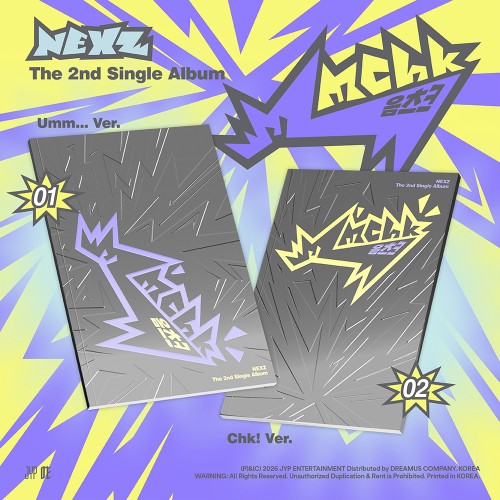 [세트/앨범2종] NEXZ (넥스지) - The 2nd Single Album [Mmchk] (Umm…ver. / Chk! ver.)