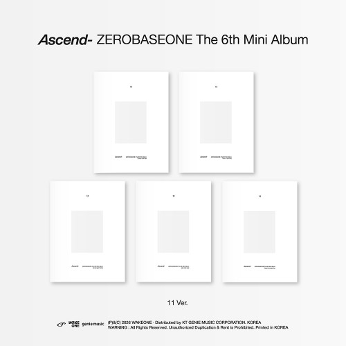 [애플특전] ZEROBASEONE - The 6th Mini Album [Ascend-] 11 Ver.