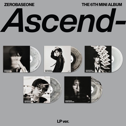 [세트/앨범5종] ZEROBASEONE - The 6th Mini Album [Ascend-] LP ver. (Limited Edition)