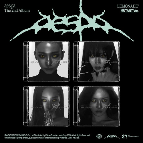 [세트/앨범4종] 에스파 (aespa) - 정규2집 [LEMONADE] (MUTANT Ver.)