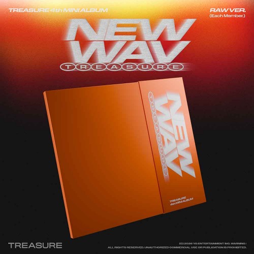 트레저 (TREASURE) - 4th MINI ALBUM [NEW WAV] RAW VER. ASAHI