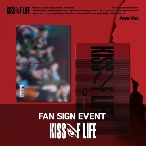 [5/30 대면 팬사인회] 키스오브라이프 (KISS OF LIFE) - 2nd Single Album [Who is she] (Awe Ver.)