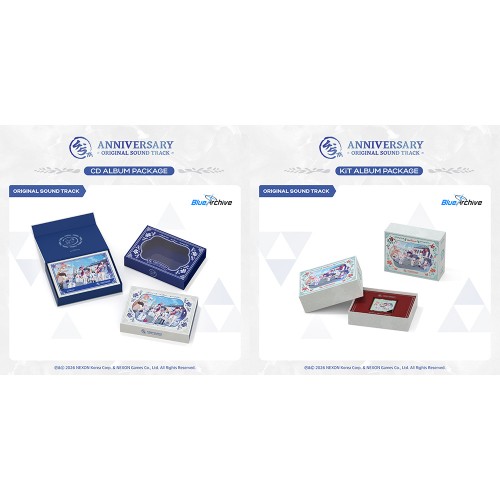 [세트/앨범2종] 블루 아카이브 4.5주년 기념 OST (CD+KIT) (BLUE ARCHIVE 4.5th ANNIVERSARY OST CD+KIT ALBUM PACKAGE)