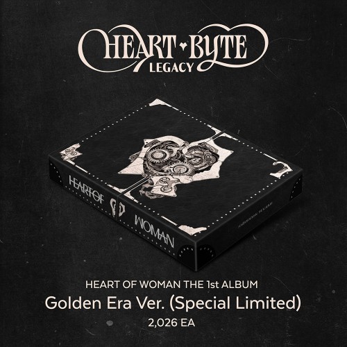 HEART OF WOMAN (하트오브우먼) - THE 1st ALBUM [Heart Byte : LEGACY] Golden Era Ver. (Special Limited)