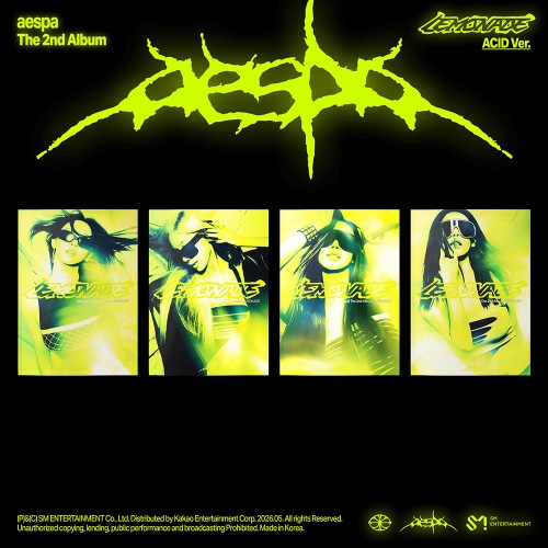 [세트/앨범4종] 에스파 (aespa) - 정규2집 [LEMONADE] (ACID Ver.)