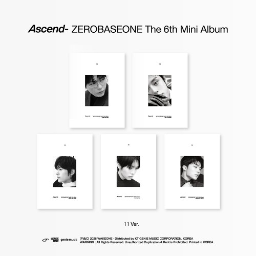 [6/2 대면 팬사인회] ZEROBASEONE - The 6th Mini Album [Ascend-] 11 Ver.