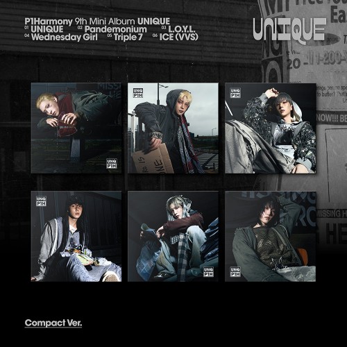 [테오][6/4 영상통화] 피원하모니 (P1Harmony) - 미니9집 [UNIQUE] (Compact Ver.)