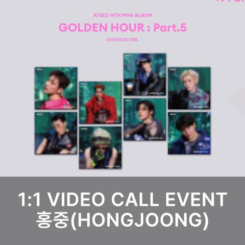[홍중][7/3 영상통화] 에이티즈 (ATEEZ) - GOLDEN HOUR : Part.5 (DIGIPACK VER.)