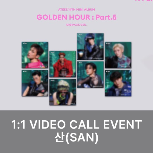 [산][7/3 영상통화] 에이티즈 (ATEEZ) - GOLDEN HOUR : Part.5 (DIGIPACK VER.)