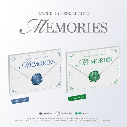 [세트/앨범2종] 데이차일드 (Daychild) - 4th SINGLE ALBUM [MEMORISE] (FOCUS ver. / MEMORY ver.)