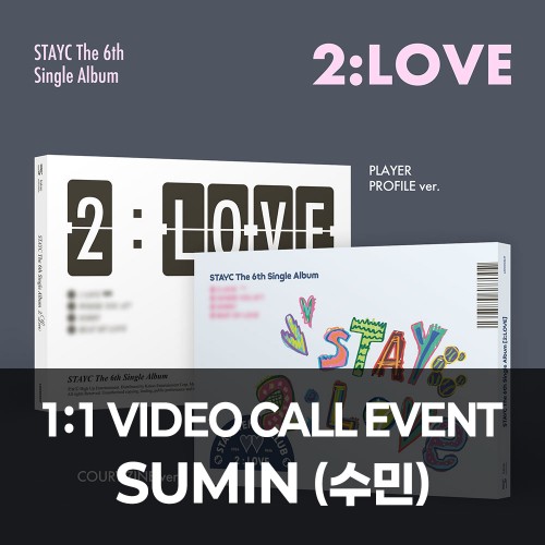 [수민][6/26 영상통화] STAYC(스테이씨) - 싱글 6집 : 2:LOVE [2종 중 랜덤 1종]