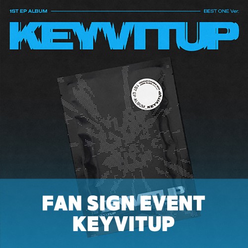 [7/3 대면 팬사인회] KEYVITUP (키빗업) - 1ST EP ALBUM [KEYVITUP] (BEST ONE Ver.) (플랫폼)