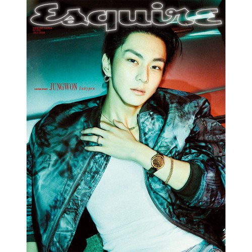 ESQUIRE 에스콰이어 26년 7월호 표지: A형 엔하이픈 정원