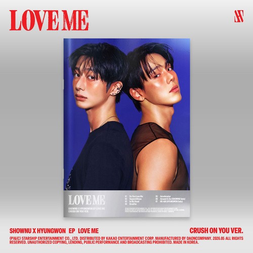 셔누X형원 (몬스타엑스) - EP [LOVE ME] (CRUSH ON YOU VER.)