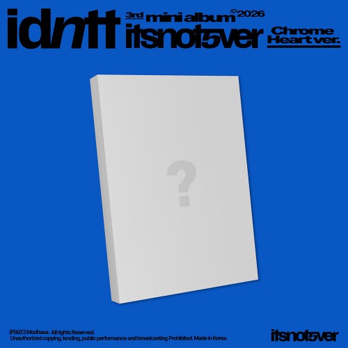 [애플특전] idntt (아이덴티티) - [itsnotover] (CD) Chrome Heart ver.