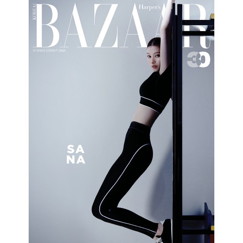 HARPER'S BAZAAR 바자 26년 썸머에디션 표지 B형 사나