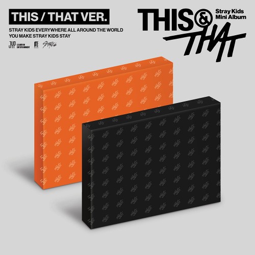 [애플특전][세트/앨범2종] 스트레이 키즈 (Stray Kids) - THIS & THAT (THIS VER., THAT VER.)