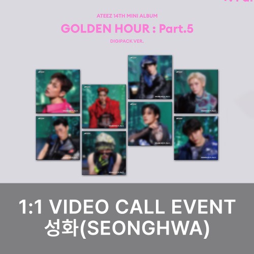 [성화][7/24 영상통화] 에이티즈 (ATEEZ) - GOLDEN HOUR : Part.5 (DIGIPACK VER.)