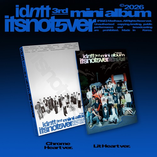 [세트/앨범2종] idntt (아이덴티티) - [itsnotover] (CD)