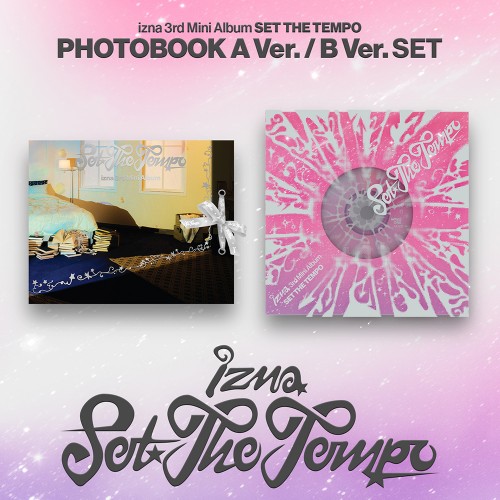 [SET] 이즈나 (izna) - [SET THE TEMPO] PHOTOBOOK A Ver. / PHOTOBOOK B Ver.