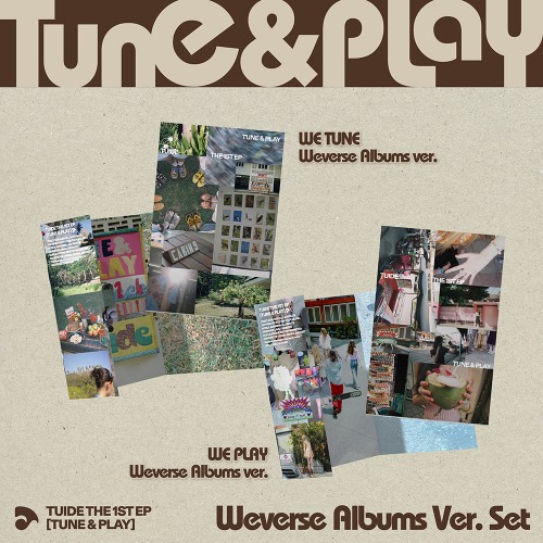 [애플특전][세트/앨범2종] TUIDE (튜이드) - The 1st EP [TUNE & PLAY] Weverse Albums ver.