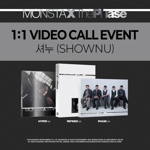 [셔누][9/12 영상통화] 몬스타엑스 (MONSTA X) - EP [The Phase]