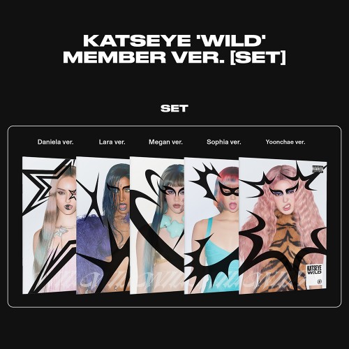 [세트/앨범5종] KATSEYE (캣츠아이) - WILD (Member ver.)