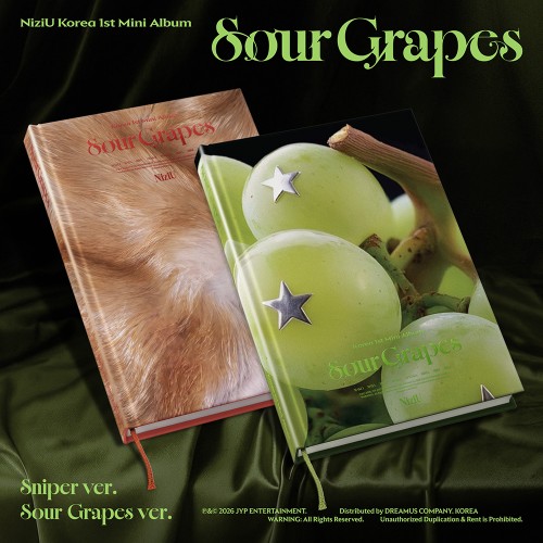 니쥬 (NiziU) - 미니 1집 Sour Grapes (Sniper Ver. / Sour Grapes Ver.)