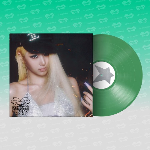 르세라핌 (LE SSERAFIM) - 2nd Single Album 'Made My Night' Vinyl (SPRING GREEN ver.)