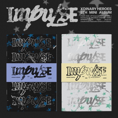 [애플특전][세트/앨범2종] 엑스디너리 히어로즈 (Xdinary-Heroes) - 미니 9집 IMPULSE (BACKSTAGE Ver. /  Band of Outsiders Ver.)