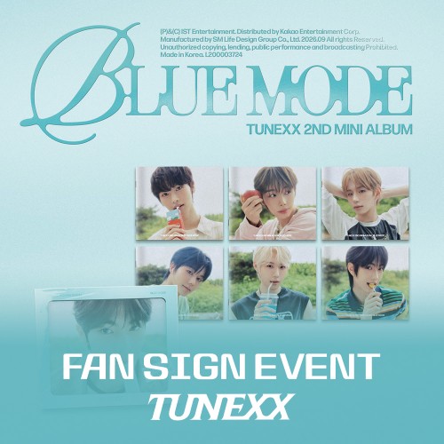 [10/30 대면 팬사인회] TUNEXX (튜넥스) - 미니 2집 [BLUE MODE] (INDIVIDUAL MODE ver.)